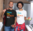 T-Shirt Kurzarm Herren „Ehemann. Papa. Grillmeister. Held.