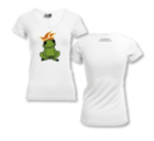 Freizeit T-Shirt Kurzarm Damen V-Ausschnitt MMK