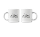 Kaffeebecher weiß - Bedruckung beidseitig