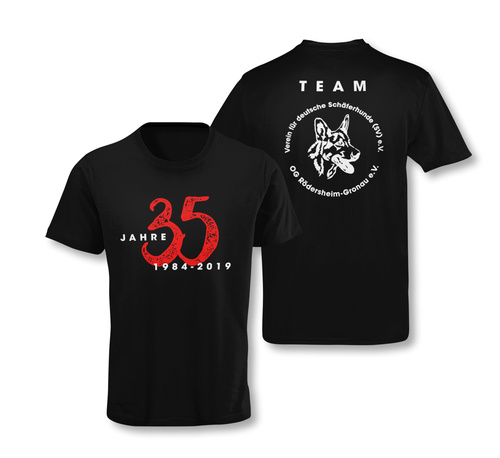 T-Shirt Kurzarm „35 Jahre“