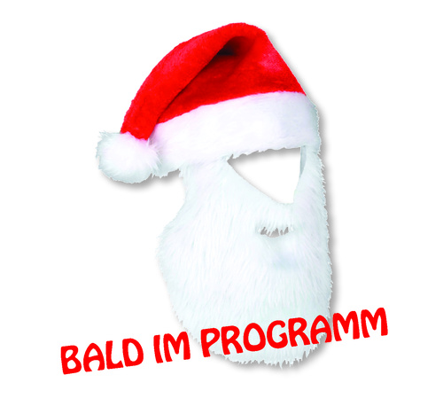 Weihnachtsmann-Mütze mit Bart MMK